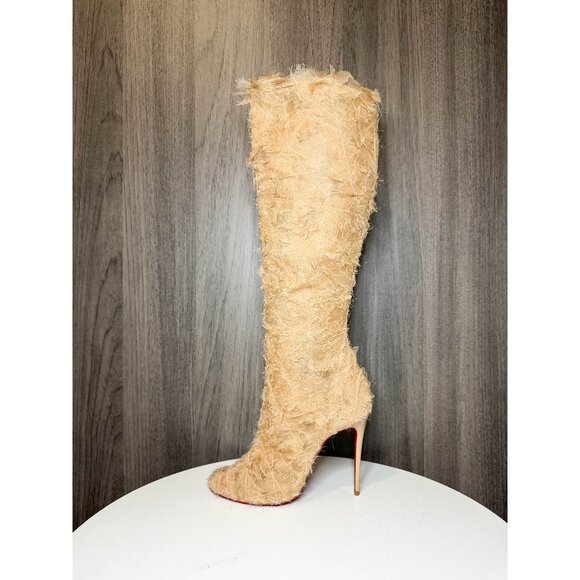 Christian Louboutin Shoes - 🇫🇷 *READ DESCRIPTION* Louboutin Toualtafrou Organza Boots